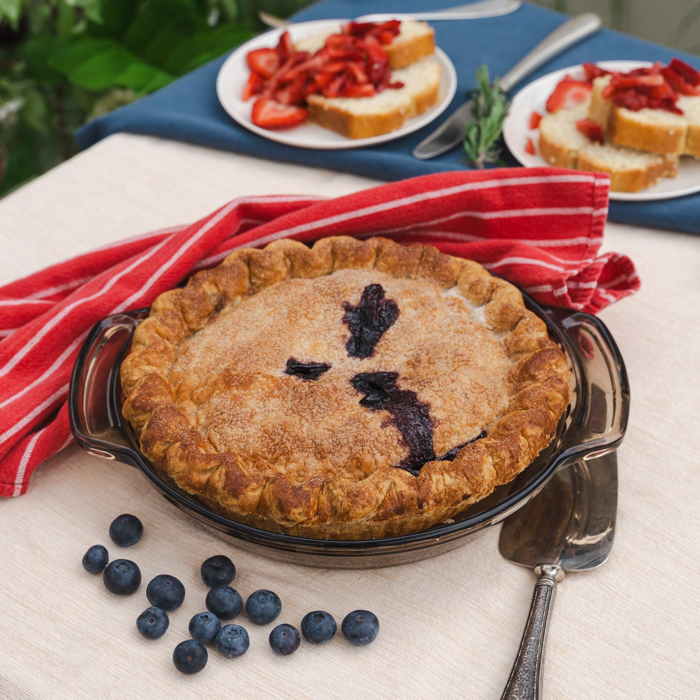 Maine Wild Blueberry Pie